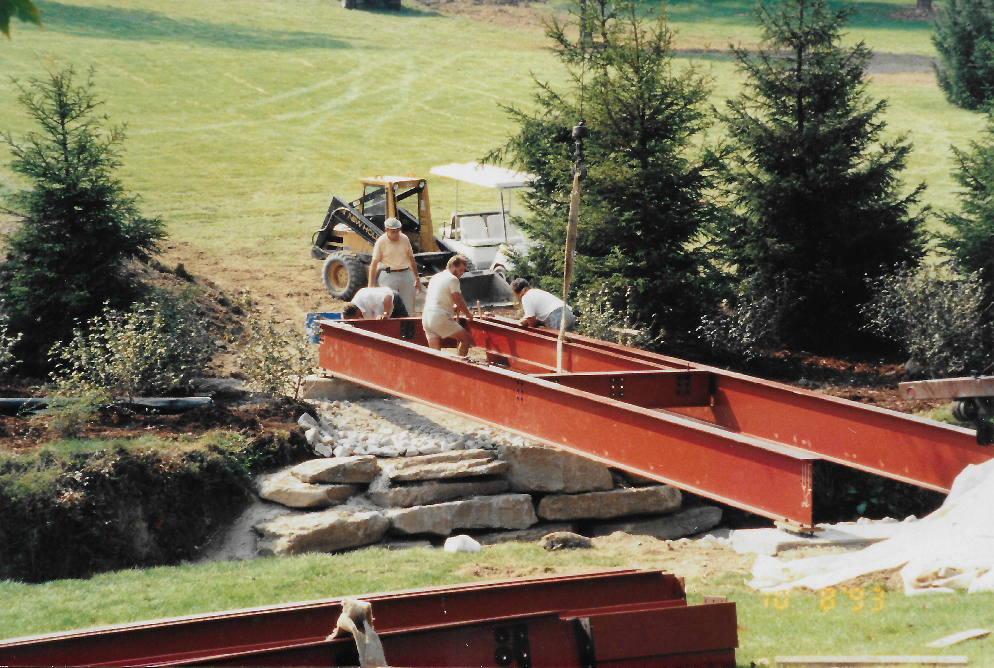 Bridge build, October 1993